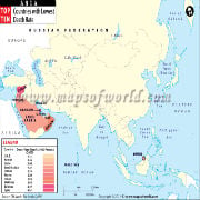 Asian Countries with Lowest Death Rate