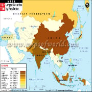 Largest Countries in Asia by Population
