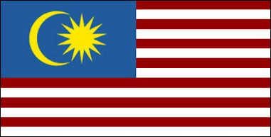 malaysia flag map