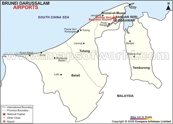 map of brunei asia. [Buy this map in different