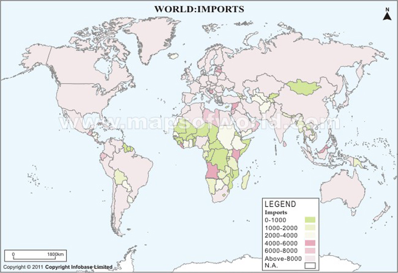 World Imports Map