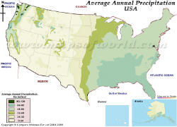USA Precipitation Map