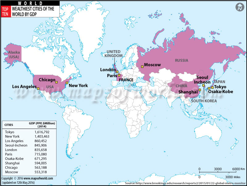 World Map No Names