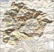 Andorra  Map