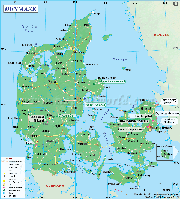 Denmark  Map