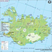 Iceland  Map