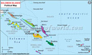 Solomon Islands  Map