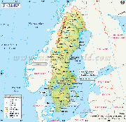 Sweden  Map