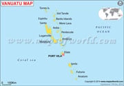 Vanuatu  Map