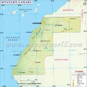 Western Sahara Map