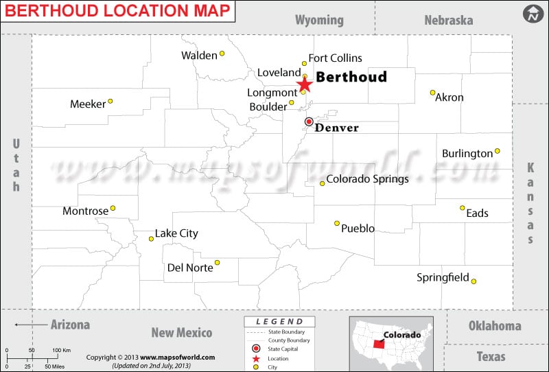 Where is Berthoud located in Colorado