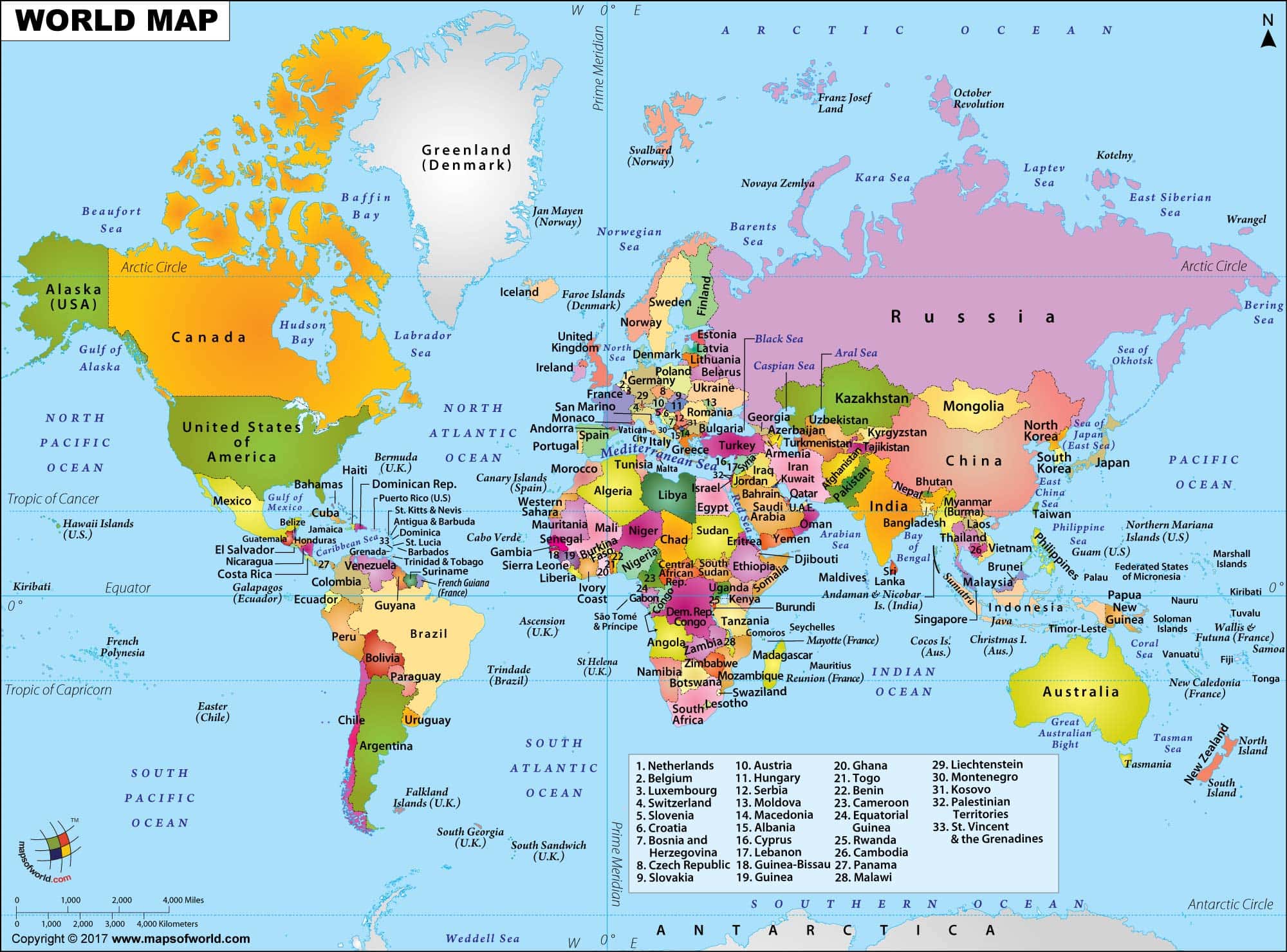 hd world map