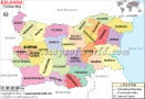 Bulgaria Political Map