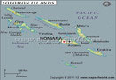 Map of Solomon Islands