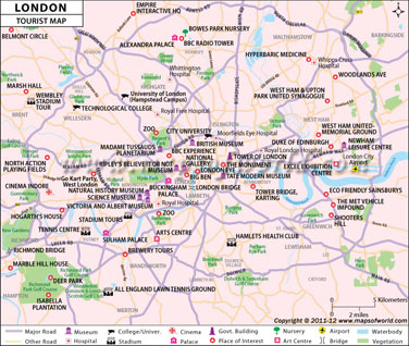 Buckingham Palace, London - Buckingham Palace Location Map, Facts, Picture