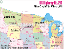US Highway Map 212