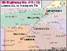 US Highway Map 411