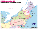 US Highway Map 44