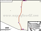 US Interstate 19 Map