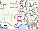 US Interstate 35 Map 