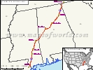 US Interstate 59 Map 