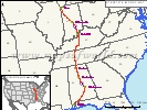 US Interstate 65 Map 