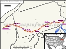 US Interstate 76 East Map
