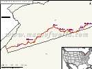 US Interstate 86 East Map