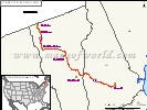 US Interstate 89 Map