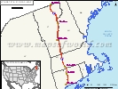 US Interstate 91 Map