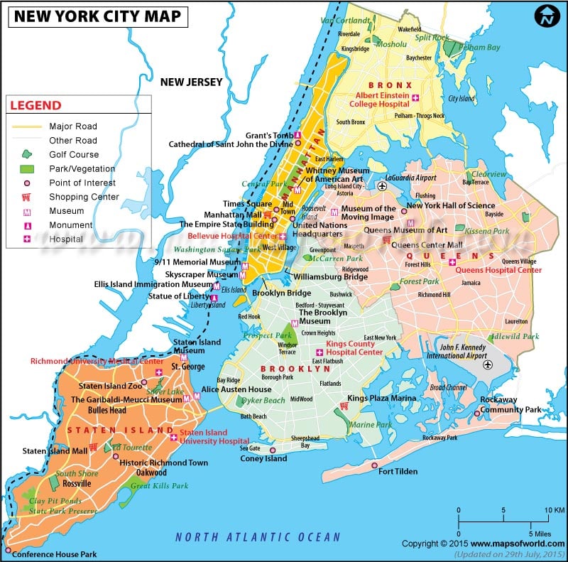 5 burrows of new york map Nyc Boroughs Map 5 Boroughs Five Boroughs Of Nyc 5 burrows of new york map